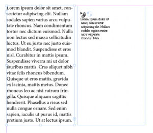 Screenshot of the mouse pointer with the snippet of text